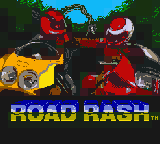 Road Rash (USA) Title Screen